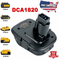 DCA1820 Battery Adapter Converter For DEWALT 18V to 20V Max Lithium Ion Tools US