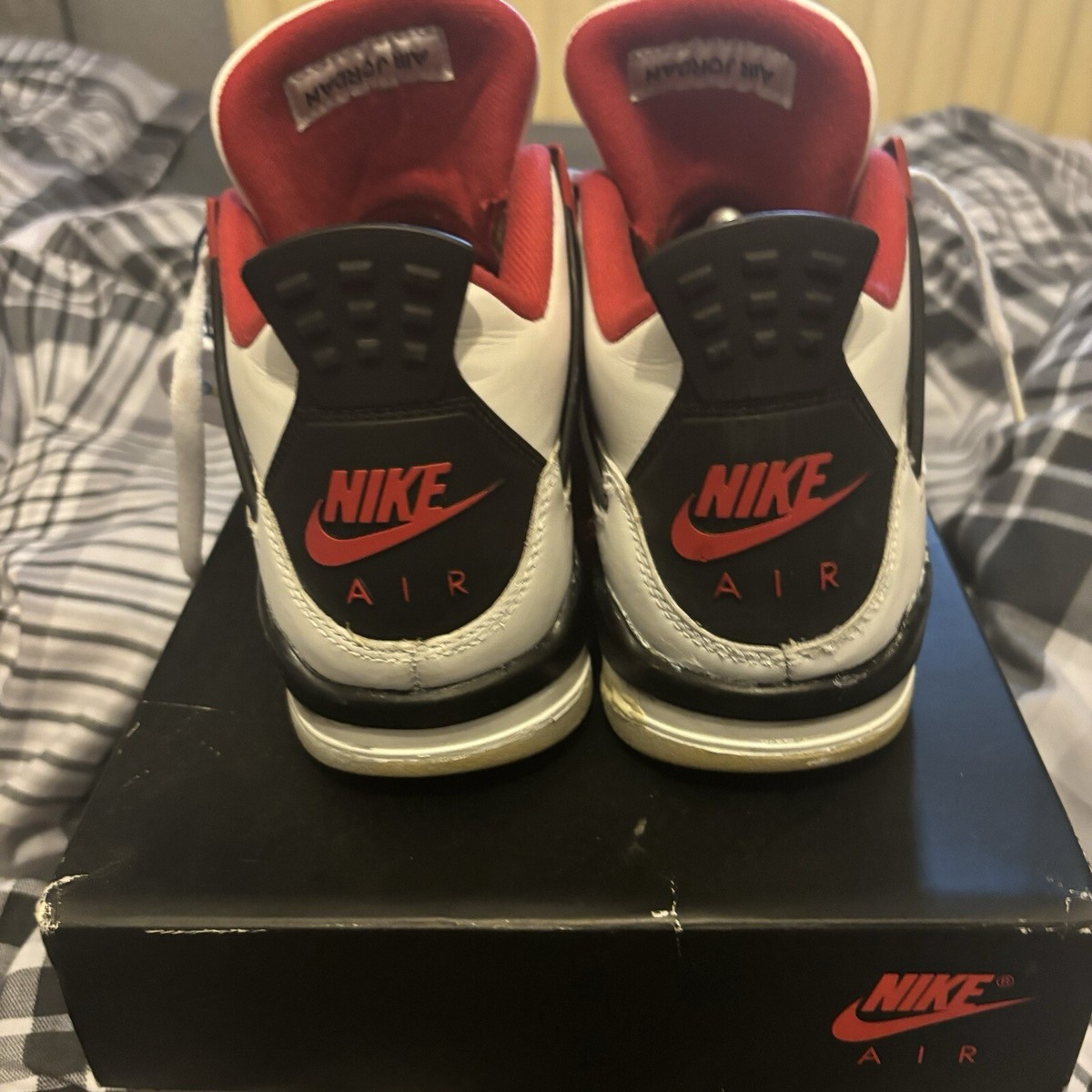 Nike Air Jordan 4 Retro Fire Red (GS) 2020 Size UK 4 | eBay UK