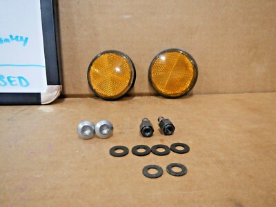 2018 Kawasaki ZX10 OEM Front Fender Reflectors & Hardware 92154
