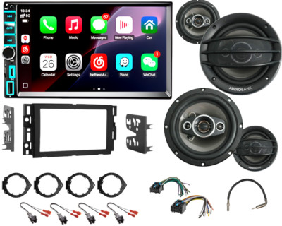 STX Audio 700CP Stereo + 4x 6.5  Speaker Package for 2007-2013 Silverado 1500