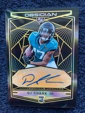 DJ Chark #RKA-DC - 2018 Panini Obsidian - Grabado eléctrico naranja novato automático/50