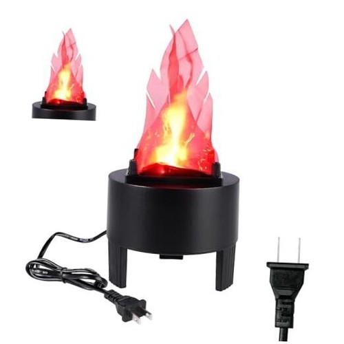 3D Fake Flame Lamp Light - 110V Artificial LED Effect Light Flickering Flame