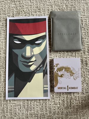 Mortal Kombat 1 Kollector's Edition Steelbook Steel case Sleeve And Lui Kang