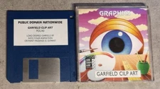 Commodore Amiga garfield clip art Disk U.K. Import. Ships from Canada 