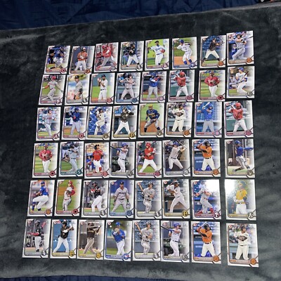 2022 bowman 48-card rookie first lot! goerge valera,darell hernaiz,cerda plus 