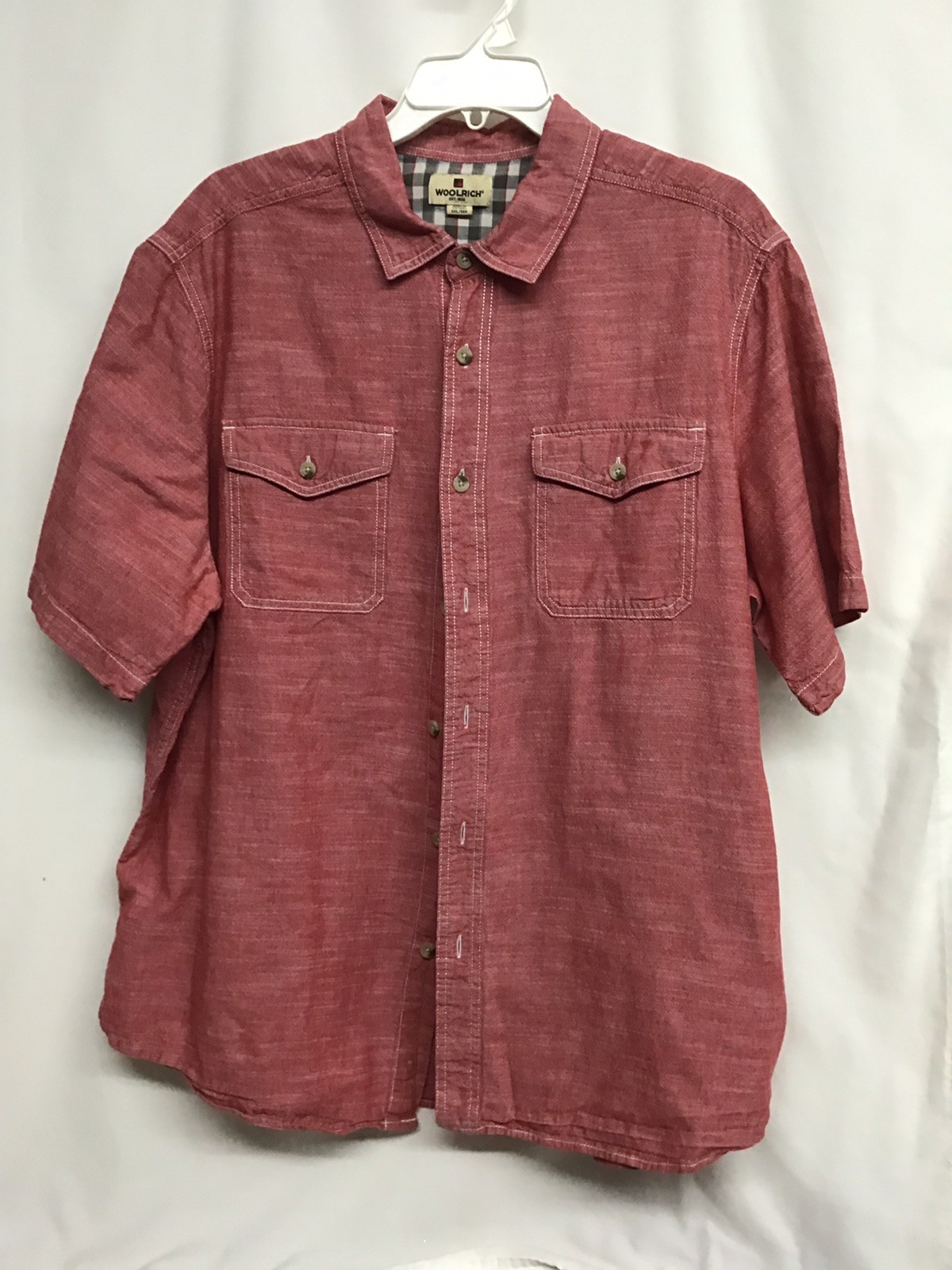 Woolrich Shirt Size XXL (red). 1t1078 eBay