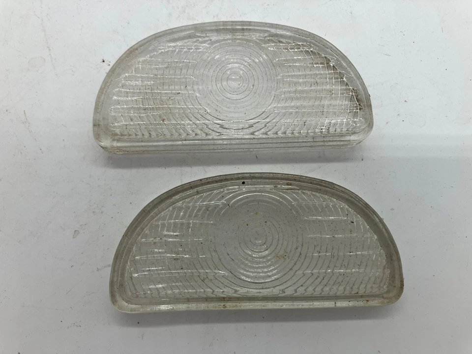 Par de lentes de luz de estacionamiento 49-50 Oldsmobile Series 76 78 88 98 LYNX EYE 725 Foto 2 de 4