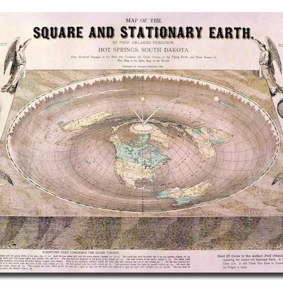 Flat earth square clearance
