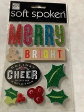 SOFT SPOKEN ME & MY BIG IDEAS 3D STICKERS MERRY & BRIGHT