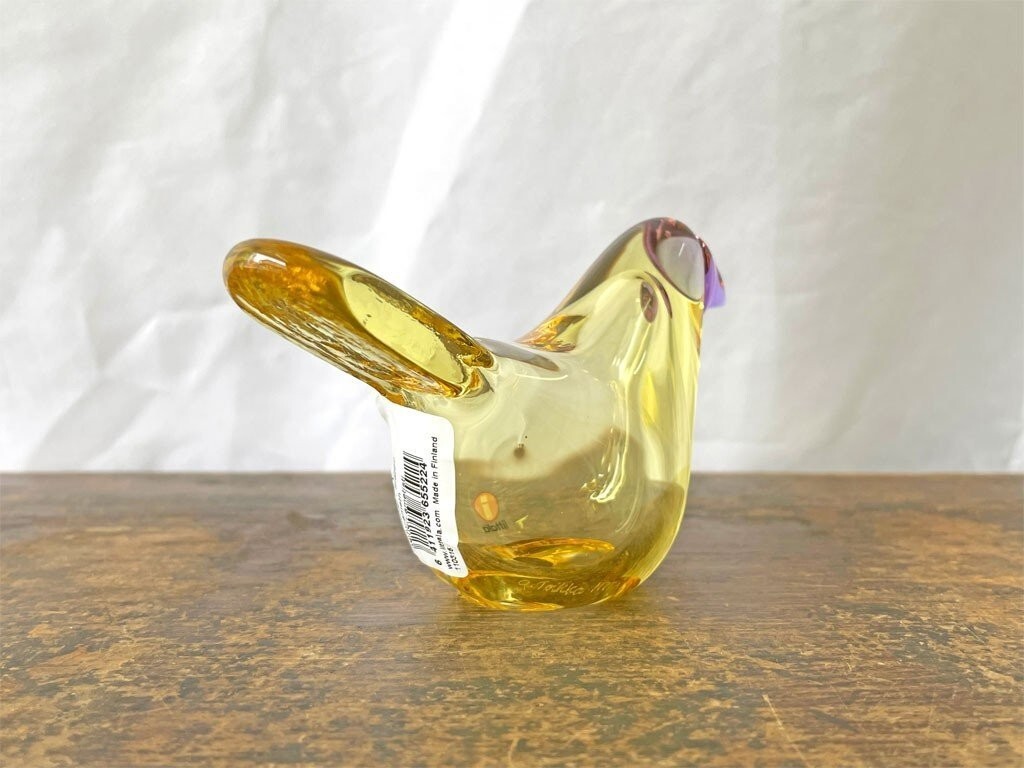 断*♡様 /Birds by Toikka Sieppo iittala Birds by Toikka Sieppo Lemon Yellow & Amethyst, 2015