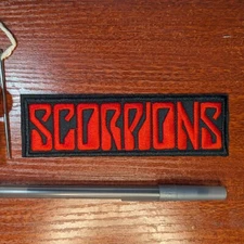 Scorpions Patch Hard Rock Band Heavy Metal Music Embroidered Iron On 1.25x.5"