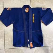 sanabul jiu jitsu gi k4 jacket only blue orange