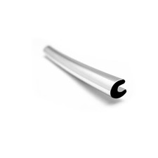 725 Wide Chrome U-shape Door Edge Guard Extruded Trim 150 Roll Dg150c-r 725 Wide Chrome U-shape Door Edge Guard Extruded Trim 150 Roll Dg150c-r