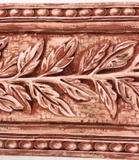 3 ROLLS WALLPAPER BORDER ALEXANDER JULIAN HOME ARCHITECTURAL LEAVES  4.57" X 15’