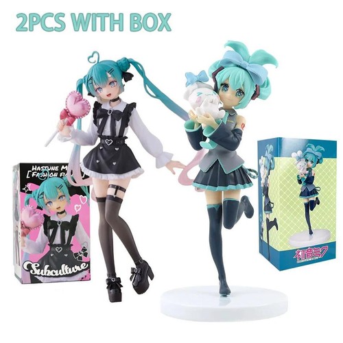 Figura Anime Hatsune Miku x Cinnamoroll 20CM Kawaii Modelo Coleccionable Regalo - Imagen 8 de 30
