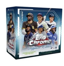 2021 Topps Chrome Sapphire Edition Baseball Box