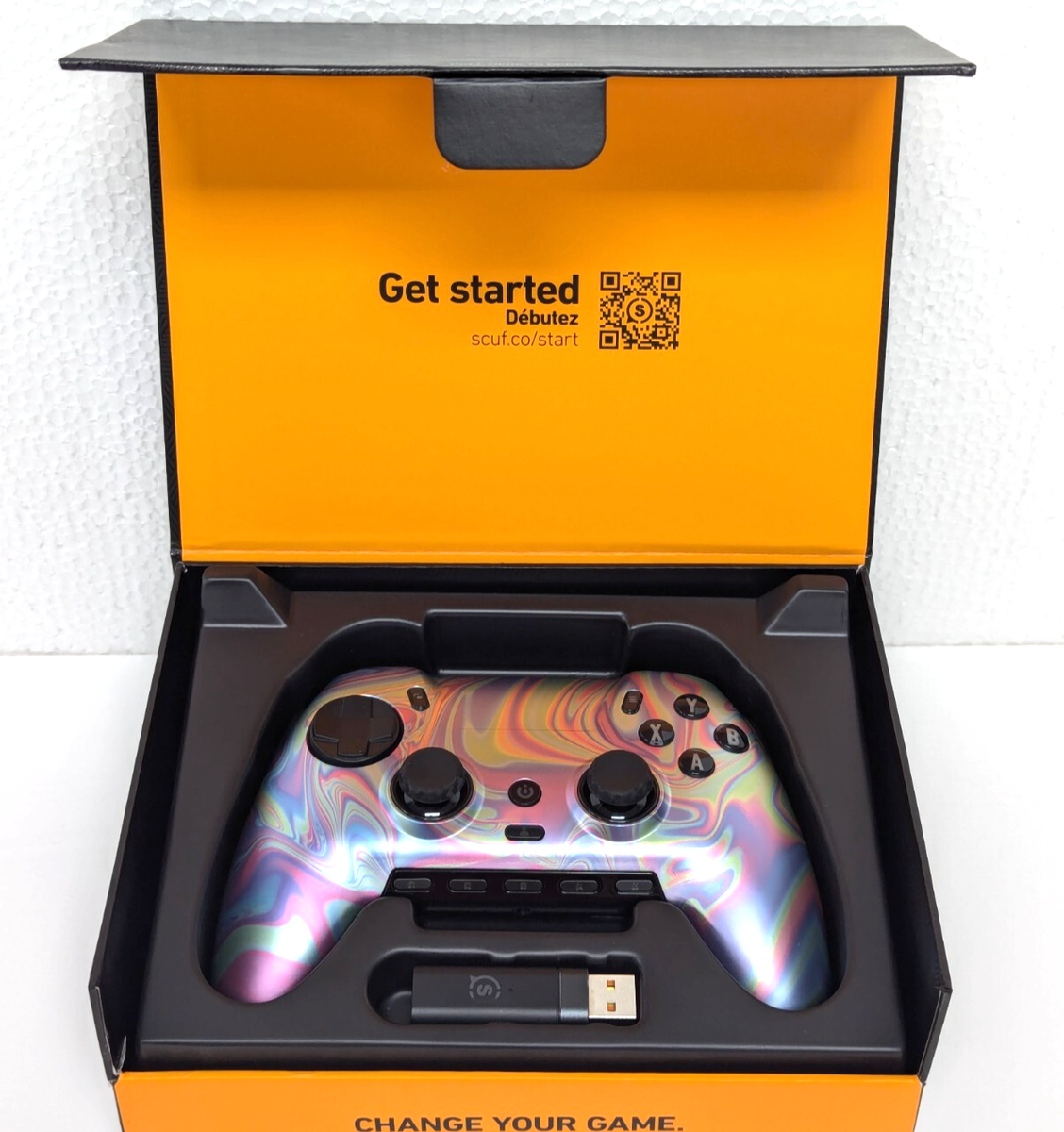 SCUF ENVISION PRO Wireless PC Only Gaming Controller Black face