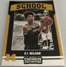 2017-18 Contenders Draft Basketball D.J. Wilson Michigan School Colors #26