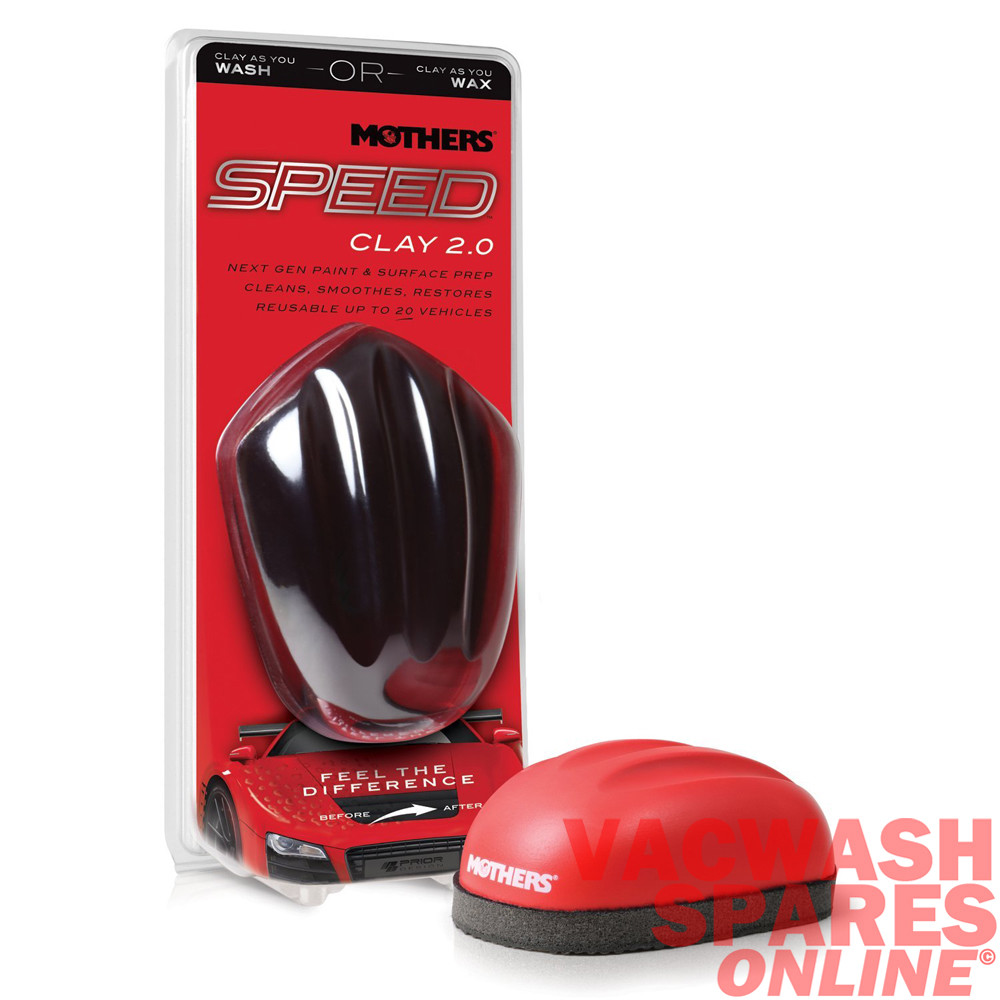 MOTHERS SPEED CLAY 2.0 REMOVES BODYWORK CONTAMINATION QUICKER THAN
