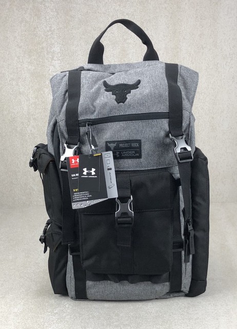 Under Armour Project Rock Backpack UA Regiment Gym Bag ...