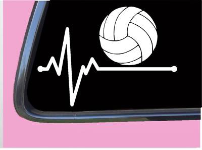 Volleyball Lifeline TP196 vinyl 8'' Decal Sticker setter hitter libero 