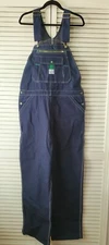 NWOT Mens Liberty Blue Denim Jeans Carpenter Bib Overalls Size 38 x 32
