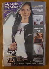 TRANSFER KIT- EMBROIDERY- 15 Trendy Transfers- My Stitch My Style