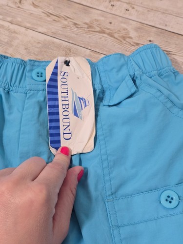 NWT Boys Youth Size 12 South Bound Swim Trunks Blue - Picture 4 of 7