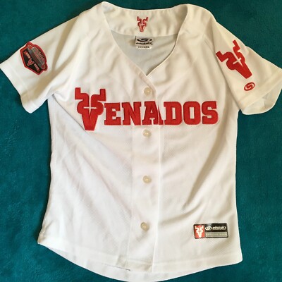 El Siglo Venados De Mazatlan White Mexican Pacific League Jersey Size Small S