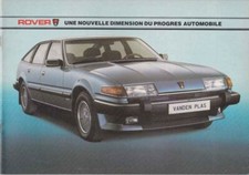 Brochure Rover 2000/2300/2600/2400SD/Vanden Plas SD1 1982 Belgique en français