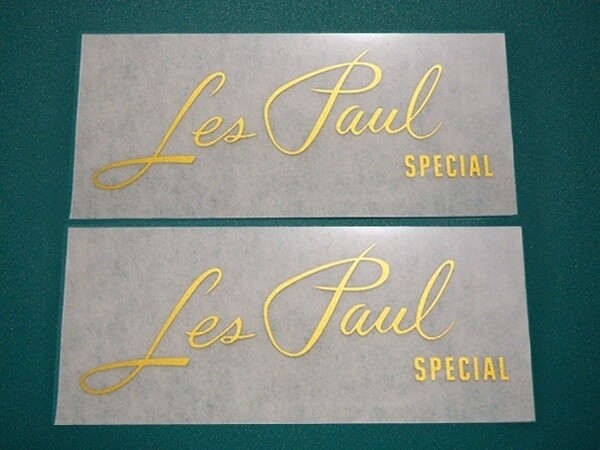 GIBSON Les Paul SPECIAL repair logo decal instant lettering