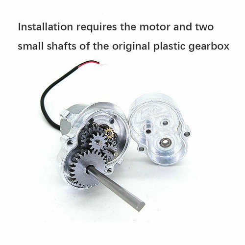 Metal Transmission Gearbox w/ Gear Upgrade Part for WPL D12 RC Model Car - Picture 3 of 12