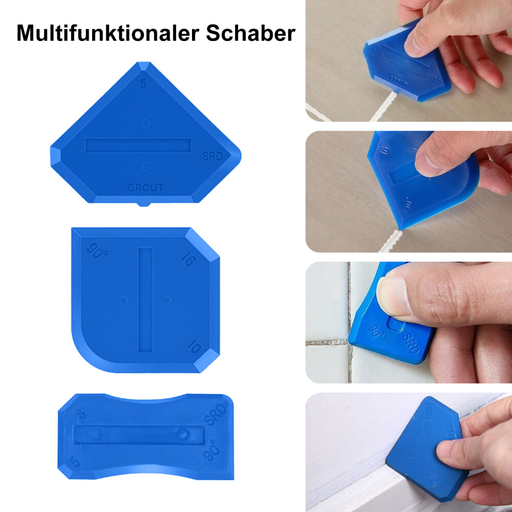 GGUFAY Silikonentferner Set - 9-in-1 Fugenwerkzeug Für Küche & Bad