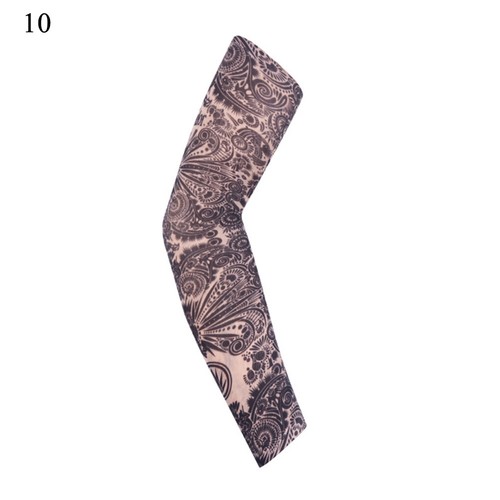 1 Pc Unisex Fake Temporary Tattoo Sleeves Arm Stockings Sun Protection Sleeves ╲ - Imagen 22 de 32