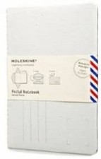 MOLESKINE Postal Notebook Almond White/White - Page to share LARGE 11.5x17.5 cm
