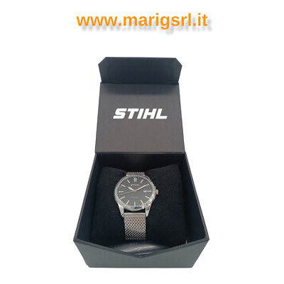 Original Stihl Stahl Armbanduhr Modell Jacques Lemans 10 ATM