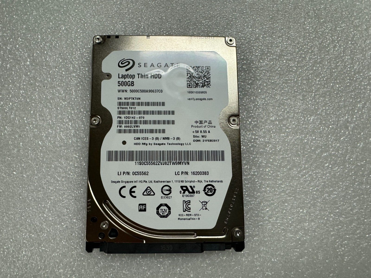 【中古品】シーゲート SEAGATE HDD 500GB 10個セット Seagate 500GB HDD Laptop Hard Drive SATA 2.5