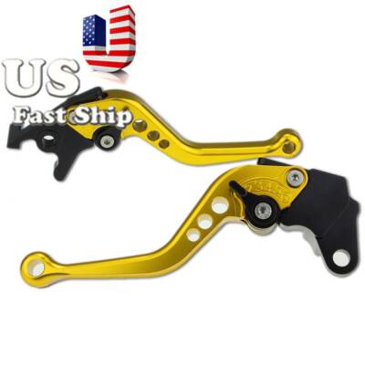 FXCNC Short Clutch Brake Lever For Yamaha YFM700 RAPTOR 700R 2008-2024 Black Set