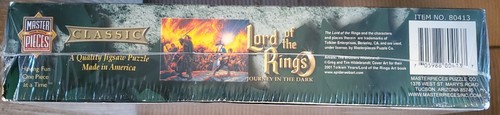 LORD OF THE RINGS JOURNEY IN THE DARK 300 PIECE PUZZLE MASTER PIECES 2001 NEW - Picture 6 of 6