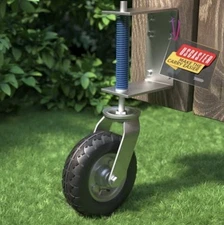 USCaster Heavy Duty 8Inch Gate Wheel for Wooden or Metal Gate Inflatable Tire