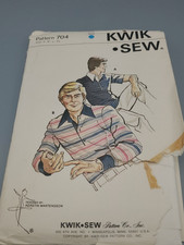 Vintage Kwik Sew Pattern 704 Mans Polo Shirt ...