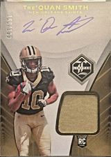 Tre Quan Smith New Orleans Saints 2018 Panini Limited Football Rookie Card N.128. rookie card picture