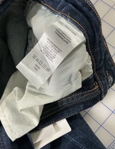 Quince Stretch High Rise Cropped Straight Jeans, Size 27/28 - Picture 6 of 7
