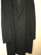 Black Coats Cashmere Outer Shell Jackets for Men