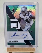 Jaylon Smith Auto Patch /25 2021 Phoenix Veteran Autographs Materials Green