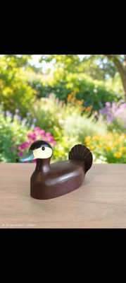 DRAKE RUDDY DUCK CARVING,  Vintage Harry Holland  