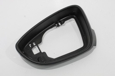 VW Scirocco Mk3 NS Left Door Wing Mirror Glass Frame Trim Black 3C8857601