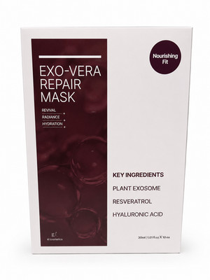 KI Cosmetics EXO-VERA Repair Mask 10 Sheets Plant Exosome Resveratrol