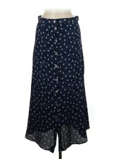 Vintage 90s Casual Corner Chiffon Skirt With Pearl Buttons Tagged Women  s 6