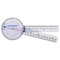 Goniometer Winkelmesser, Stellwinkel, Kurslineal, SchenkelläNge 20 Cm